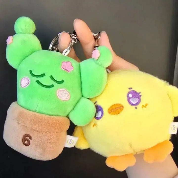 [BUNJANG] IU I+UN1VER5E Fan Concert Ppodongie, Succulent Keyrings Bundle Set / 아이유 I+UN1VER5E 팬콘 삐삐, 다육이