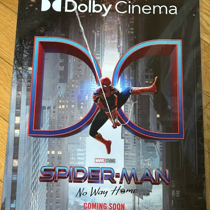 [BUNJANG] Spider-Man: No Way Home Dolby Cinema Limited Edition Poster / 스파이더맨 노웨이홈 돌비 시네마 한정판 포스터