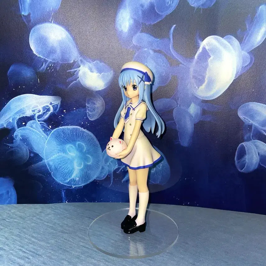 [BUNJANG] Is the Order a Rabbit? Chino Summer Uniform Garage Kit - Painted &amp; Assembled Figure / 유일매물)주문은 토끼입니까 치노 여름교복 개러지 차고 키트 도색 조립 완료 미소녀 고전 피규어
