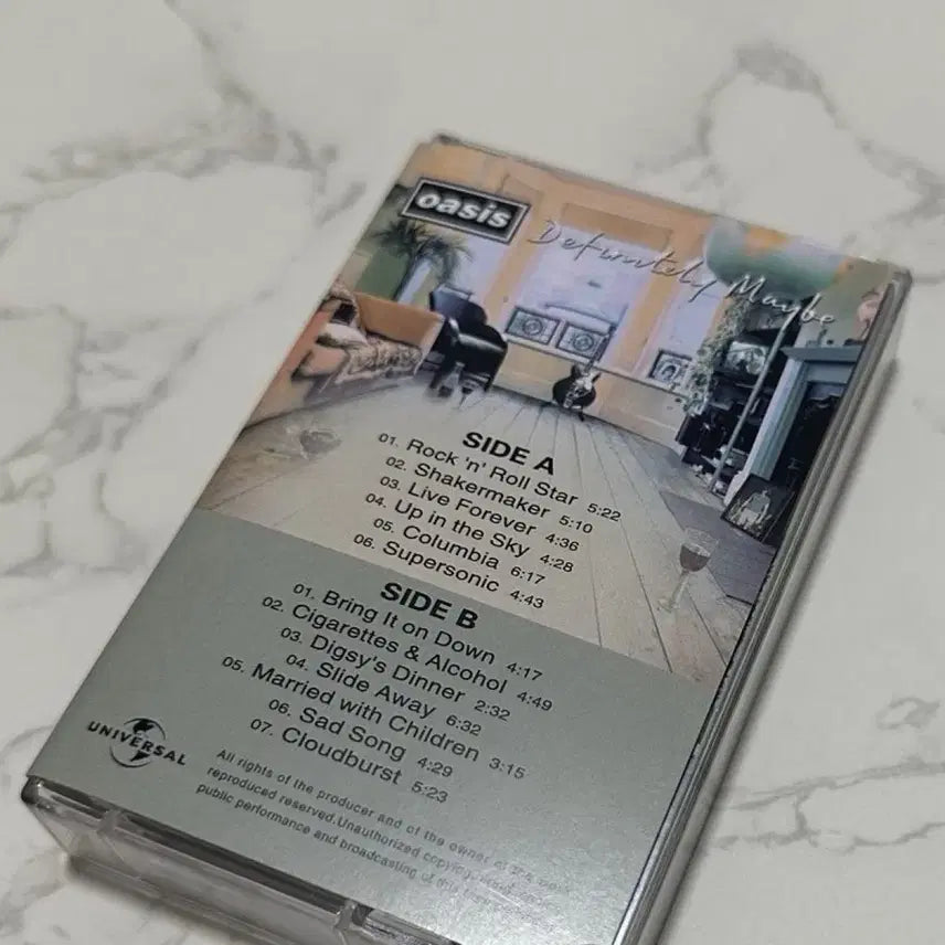 [BUNJANG] Oasis Definitely Maybe Limited Edition Cassette Tape (Sealed) / 오아시스 Definitely Maybe 카세트 테이프