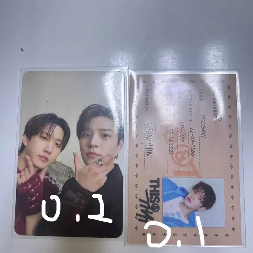 [BUNJANG] Stray Kids Seungmin Changbin Photocard / 승민 창빈 포카