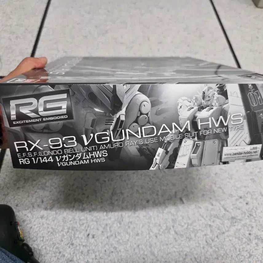 [BUNJANG] Bandai RG Nu Gundam HWS / 반다이 RG 뉴건담 HWS