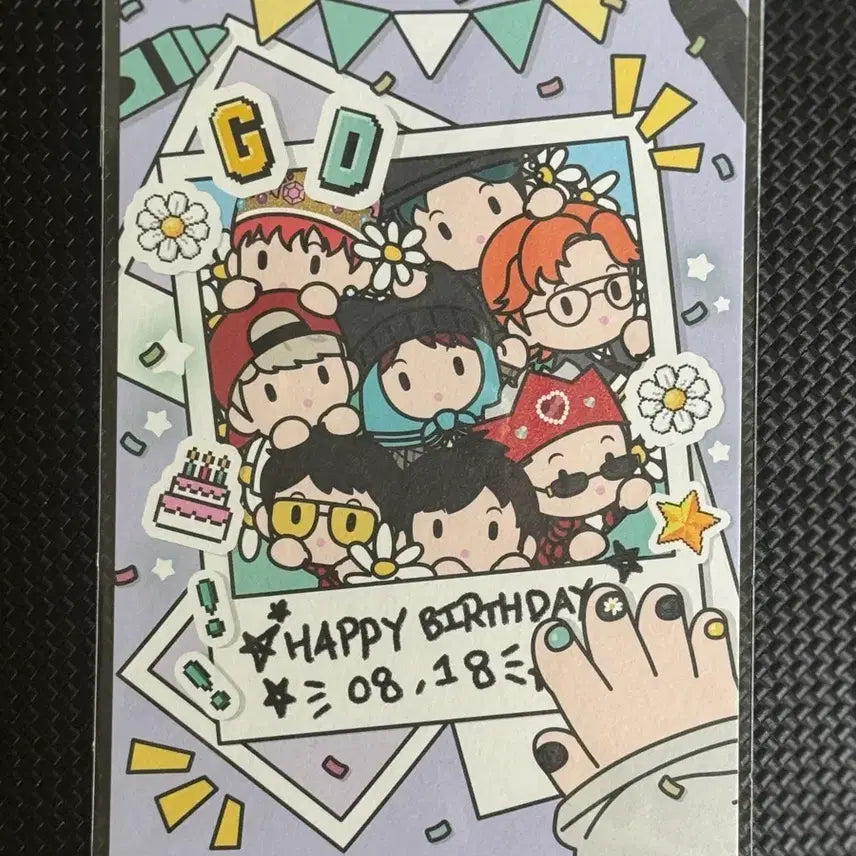 [BUNJANG] G-Dragon Birthday Postcard / [새상품] 지드래곤 생일선물 엽서