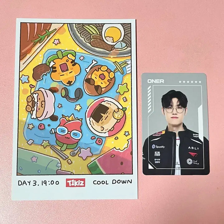 [BUNJANG] T1 HOME GROUND DAY3 Postcard + Owner Photocard / 홈그라운그 3일차 엽서 + 오너