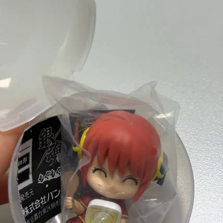 [BUNJANG] Gintama Kagura Mogumogu NyamNyam Daeyeol Gacha Figure (Sealed) / (미개봉) 은혼 모구모구 냠냠대열 가챠 피규어 카구라