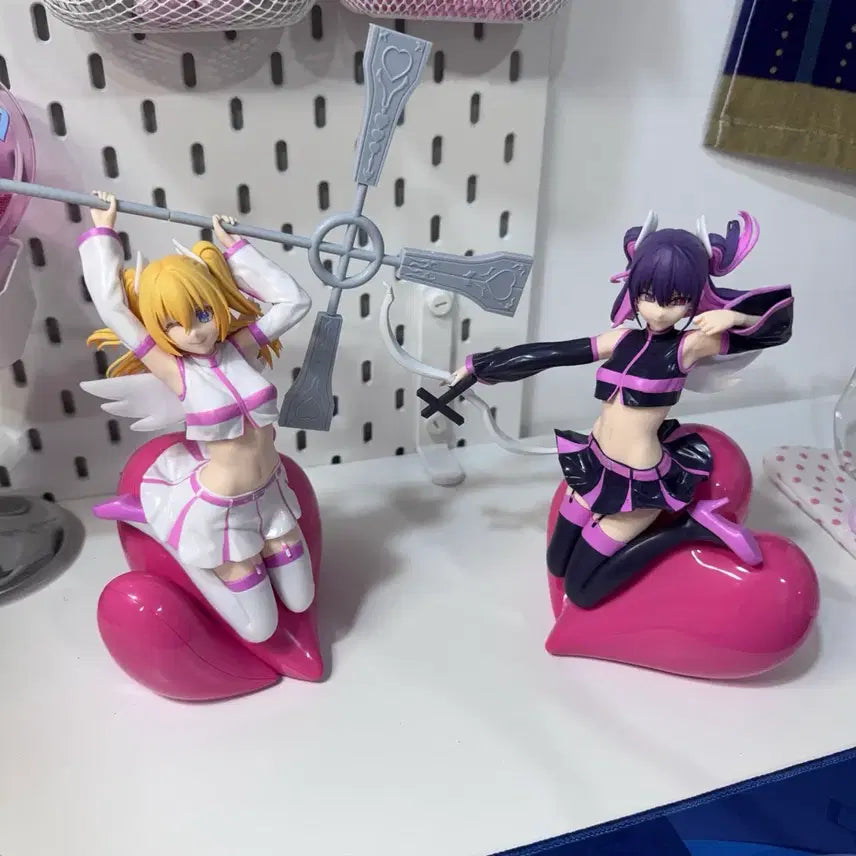 [BUNJANG] Banpresto 2.5D Temptation Figure Set - Rirel &amp; Miriela / 반프레스토 2.5차원의 유혹 피규어 팝핀 하트 미소녀 피규어 세트