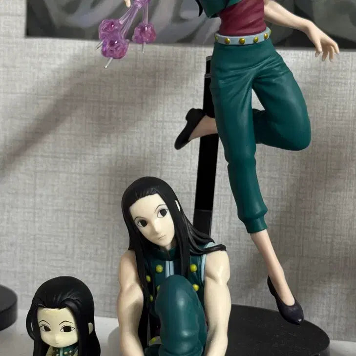 [BUNJANG] Hunter x Hunter Illumi Noodles Stopper &amp; Swara Seti Figure Bundle / 헌터헌터 이르미 피규어 일괄 판매 누들스토퍼 반프레스토 스와라세타이
