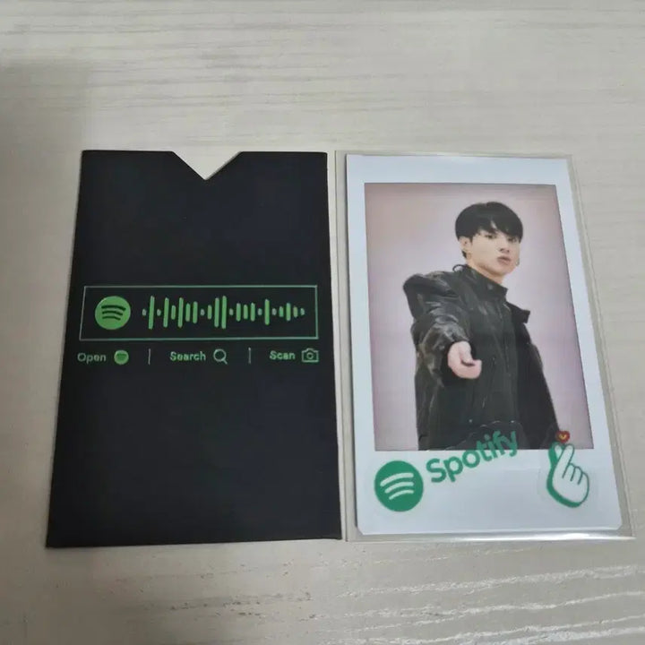 [BUNJANG] BTS Jungkook Spotify Polaroid Photocard / 정국 스포티파이 폴라로이드 정국 포카 방탄소년단