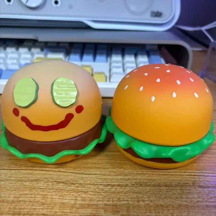 [BUNJANG] Pop Mart SpongeBob Hamburger Figure Set / 팝마트 스폰지밥햄버거 피규어