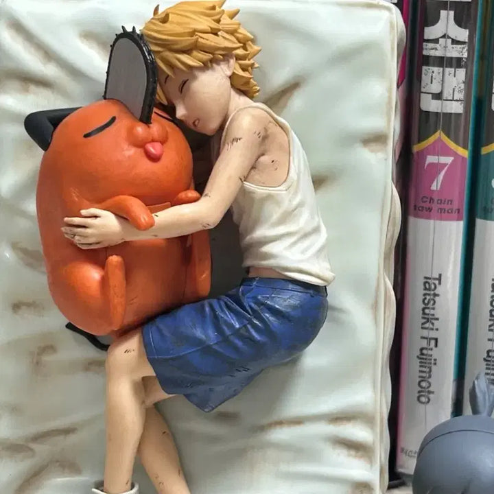 [BUNJANG] Chainsaw Man Denji &amp; Pochita Break Time Figure / 체인소맨 덴지&amp;포치타 브레이크타임 피규어