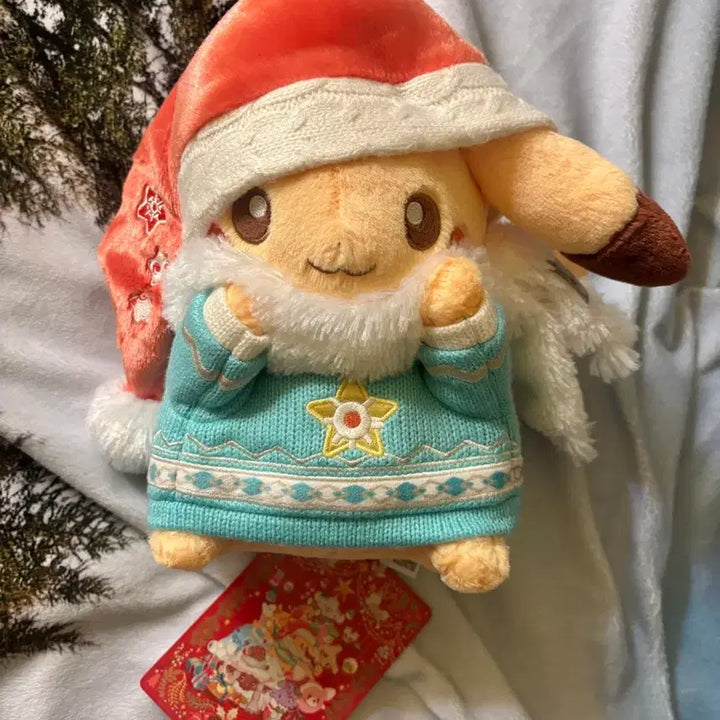 [BUNJANG] Pokemon Center Christmas Pikachu Plush 2024 / 포켓몬스터 포켓몬센터 크리스마스 피카츄 인형 2024