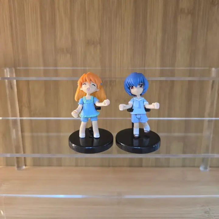 [BUNJANG] Evangelion Mini Figure Rei &amp; Asuka Bundle Set / 에반게리온 미니피규어 레이아스카(일괄)