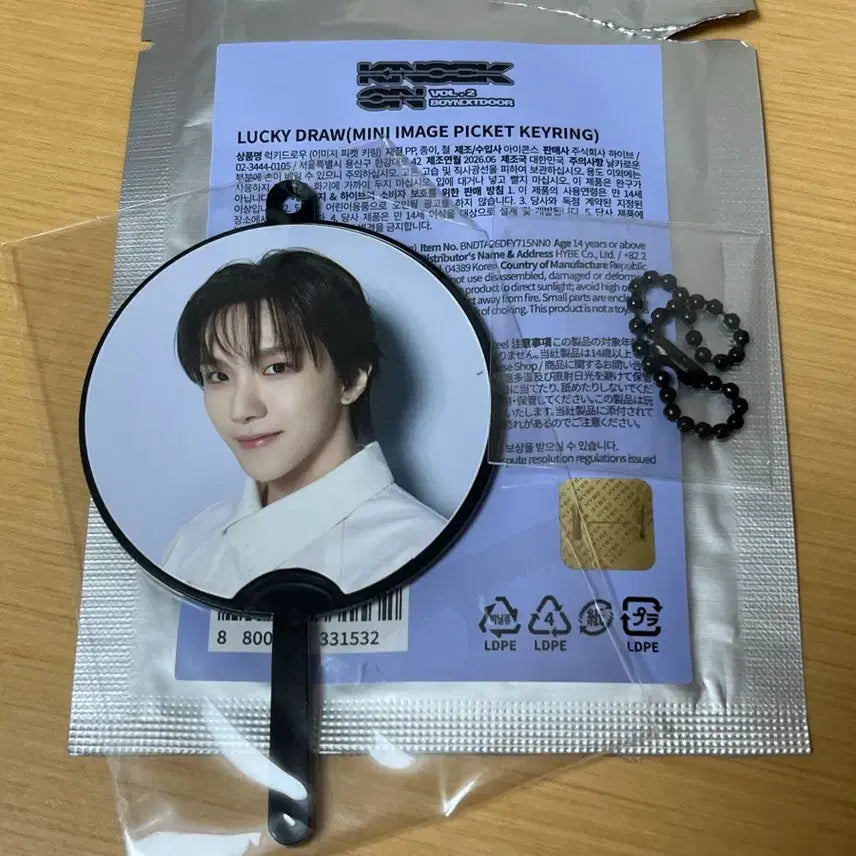 [BUNJANG] BOYNEXTDOOR Image picket Mini Keyring / 보이넥스트도어 이미지피켓 미니 키링 양도 합니다