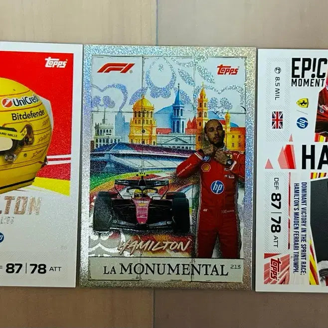 [BUNJANG] 2026 Topps Turbo Attax Lewis Hamilton Card Bundle Set / 2026 F1 탑스 터보 어택 루이스 해밀턴 카드 일괄