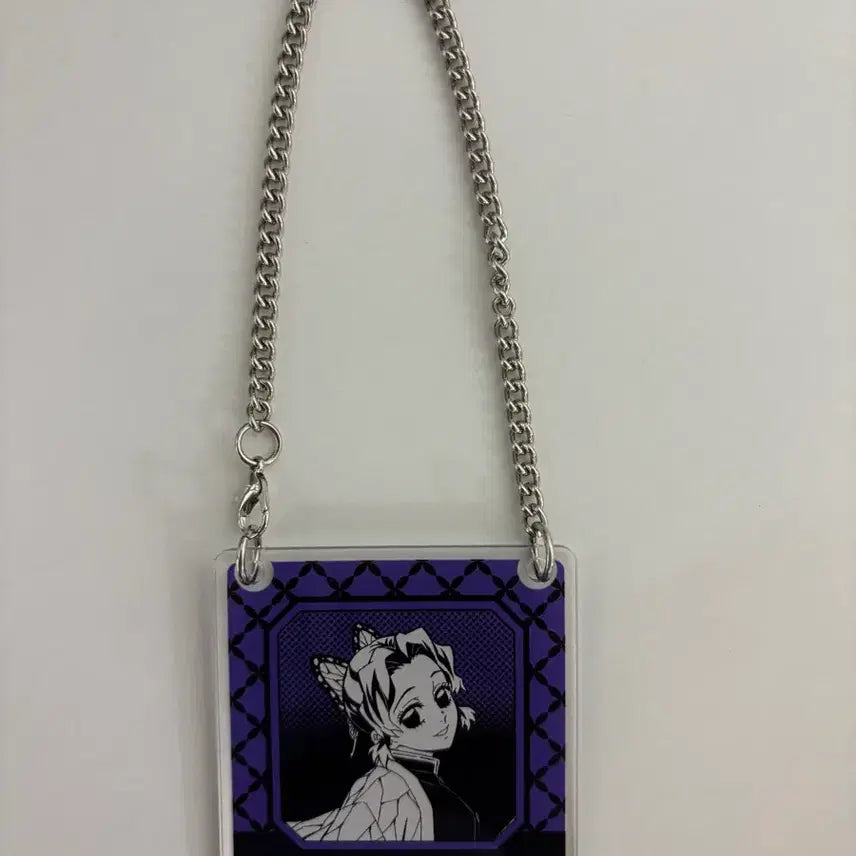 [BUNJANG] Demon Slayer Shinobu Trading Acrylic Door Plate Charm / 귀칼 트레이딩 아크릴 도어 플레이트 풍 챰: 시노부