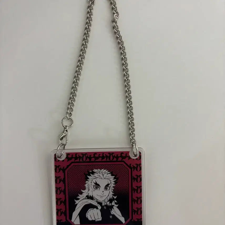 [BUNJANG] Demon Slayer Rengoku Trading Acrylic Door Plate Charm (Keyring) / 귀칼 트레이딩 아크릴 도어 플레이트 풍 챰(키링): 렌고쿠