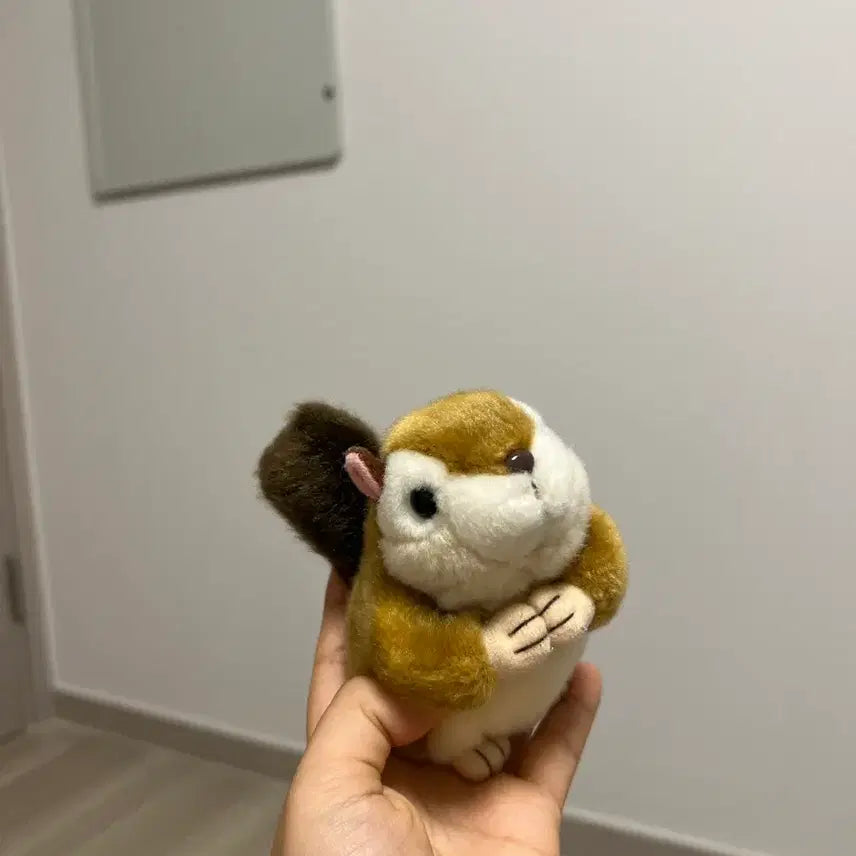 [BUNJANG] Cute-sha Wooden Box Squirrel Vintage Animal Doll / 일본 cute사 나무통 다람쥐 빈티지 동물 인형