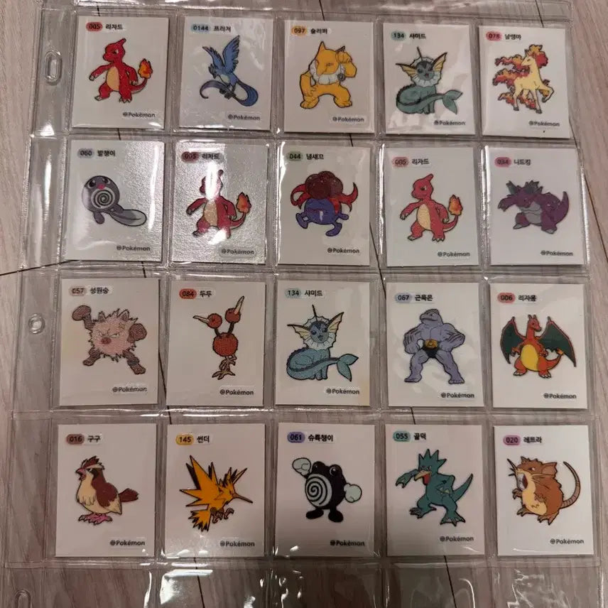 [BUNJANG] Pokemon Sticker Bundle Set / 포켓몬스터 띠부실 일괄