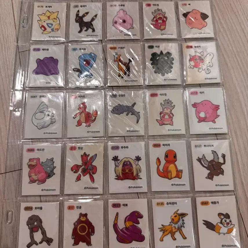 [BUNJANG] Pokemon Sticker Bundle Set / 포켓몬스터 띠부실 일괄