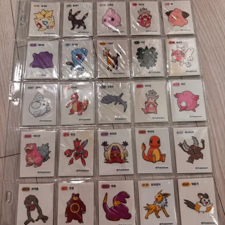 [BUNJANG] Pokemon Sticker Bundle Set / 포켓몬스터 띠부실 일괄