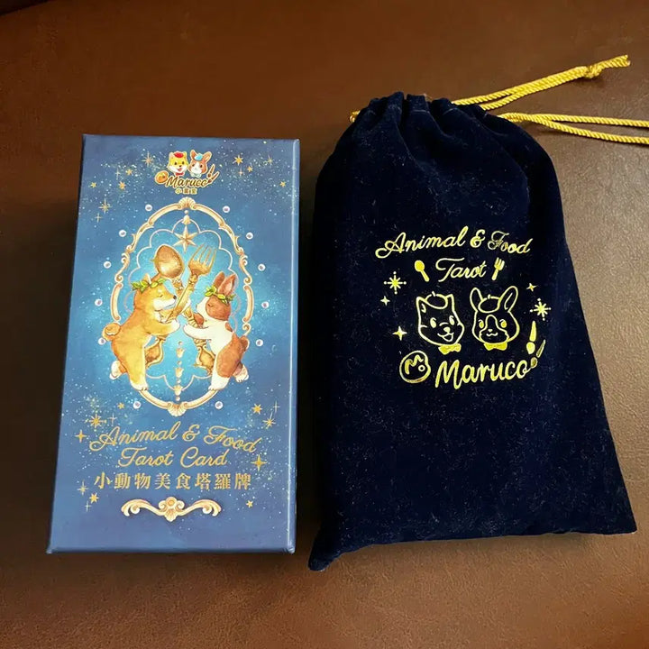 [BUNJANG] Maruko Animal &amp; Food Tarot Cards / 마루코 애니멀 앤 푸드 타로카드