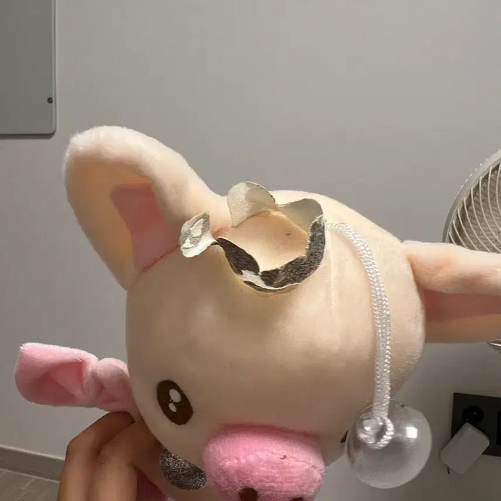 [BUNJANG] Crown Ribbon Pig Plush / 일본 돼지 인형