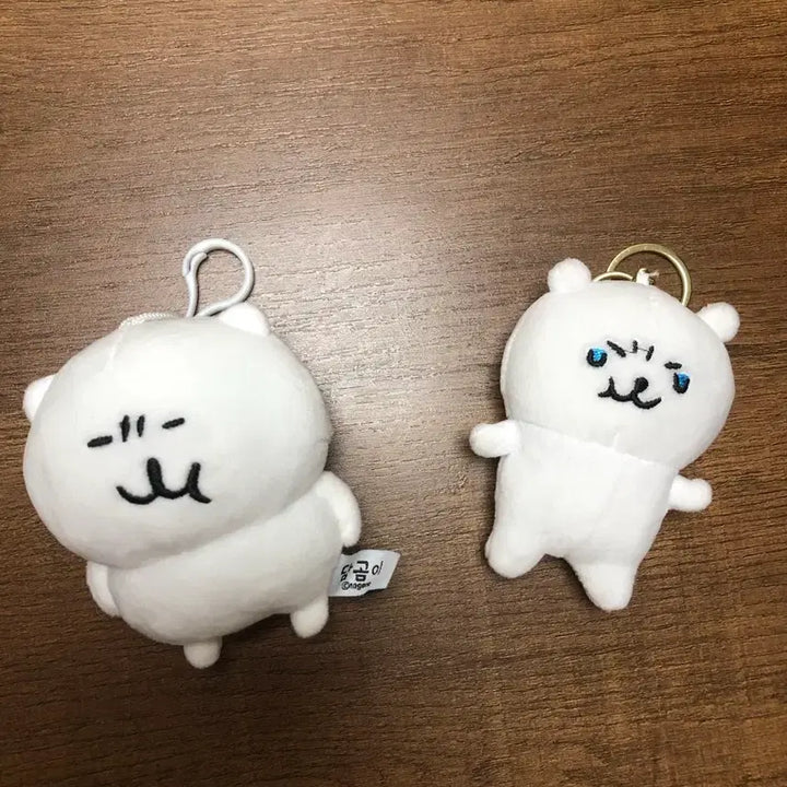 [BUNJANG] Damgom Character Plush Keychain Set (2 Pieces) / (새상품)담곰이 인형 키링 2개 세트