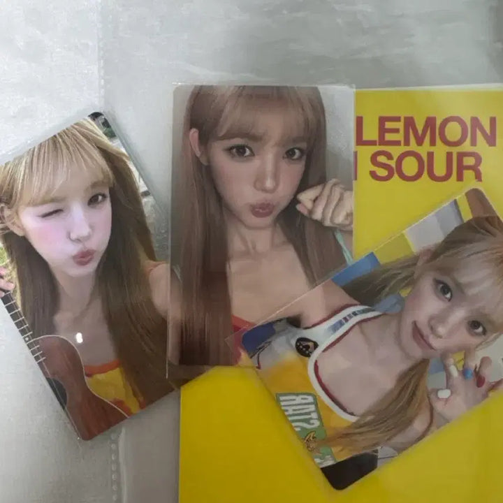 [BUNJANG] IVE YUHA Lemon Tang Bundle Set Photocard / 하투하 유하 포카 레몬탱 일괄양도 아이코닉