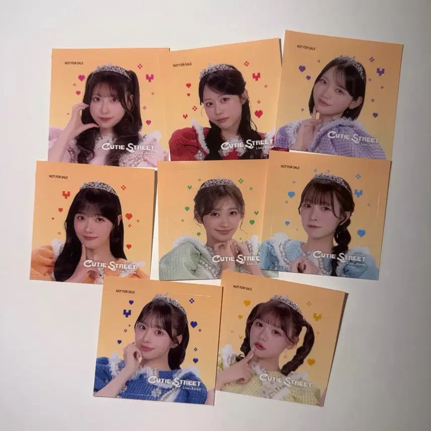 [BUNJANG] Cute Street Seongsu Pop-up Store Bundle Set POB Stickers / (일괄) 큐트스트리트 큐스토 성수 팝업스토어 특전 스티커