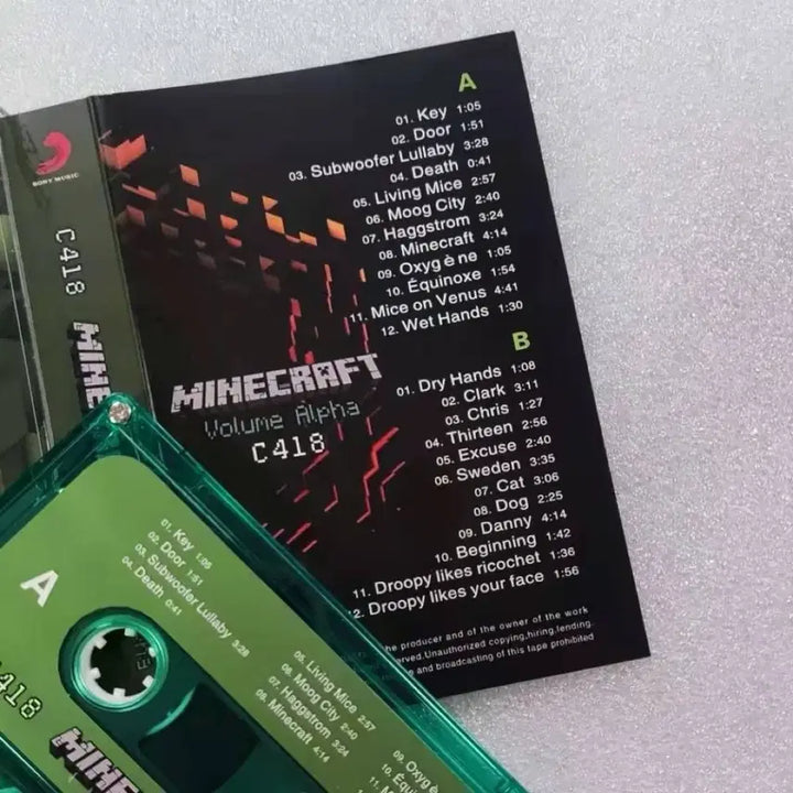 [BUNJANG] Minecraft Volume Alpha Cassette Tape by C418 / 마인크래프트 OST C418 Volume Alpha 카세트 테이프