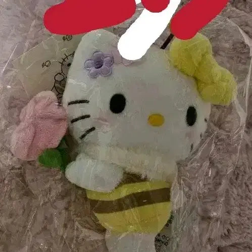 [BUNJANG] Sanrio Hello Kitty Usahana Honeybee Mascot Charm / 산리오 헬로키티 꿀벌 마스코트