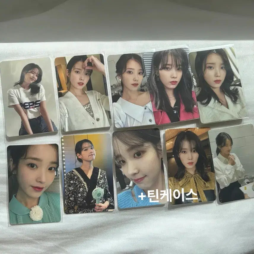 [BUNJANG] IU UENA 5th ORANGE ORCHARD Tin Case Set Photocard / 아이유 유애나 5기 오소리 md 굿즈 포카 포토카드 틴케이스 세트