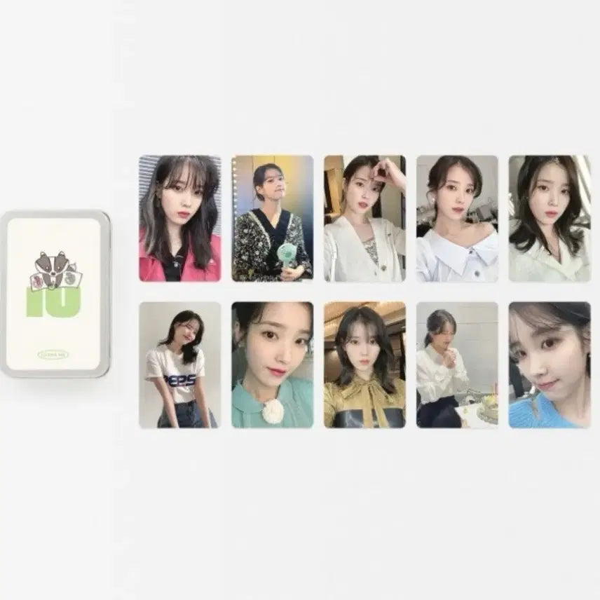 [BUNJANG] IU UENA 5th ORANGE ORCHARD Tin Case Set Photocard / 아이유 유애나 5기 오소리 md 굿즈 포카 포토카드 틴케이스 세트