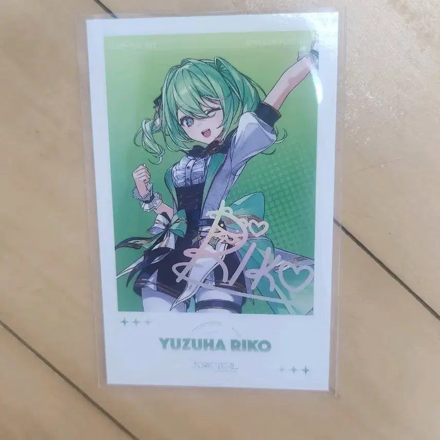 [BUNJANG] Stellive Yuzuha Rico Cheki Photocard Signed Special Card / 스텔라이브 유즈하 리코 체키 포카 사인 스페셜 카드