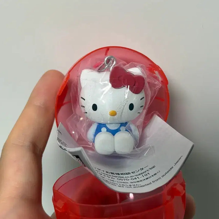 [BUNJANG] Sanrio Gacha Karatomo Heart Charm Keychain / 산리오 가챠 카라토모 하트 참 키링