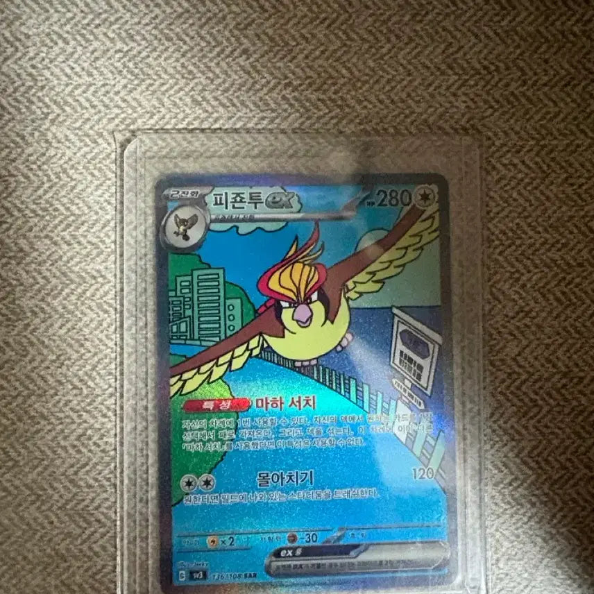 [BUNJANG] Pokemon Card Pidgeot SAR / 포켓몬카드 피죤투