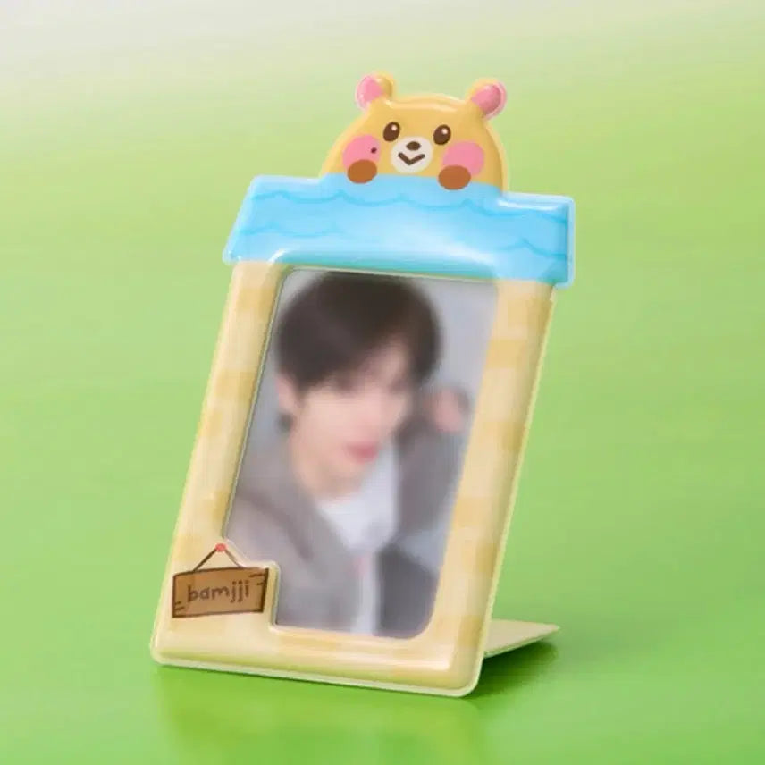 [BUNJANG] NCT DREAM Jisung Line Friends Dreamies Bamjji Photocard Holder Stand with Photocard / (원가 이하) 엔시티드림 지성 라인프렌즈 드리미즈 밤찌 포토카드 홀더 스탠드 포카 포함 jisung nctdream