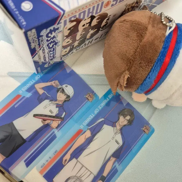 [BUNJANG] The Prince of Tennis Tezuka Kunimitsu Plush + Card Bundle / 테니프리 테즈카 누이 + 뭔.. 카드
