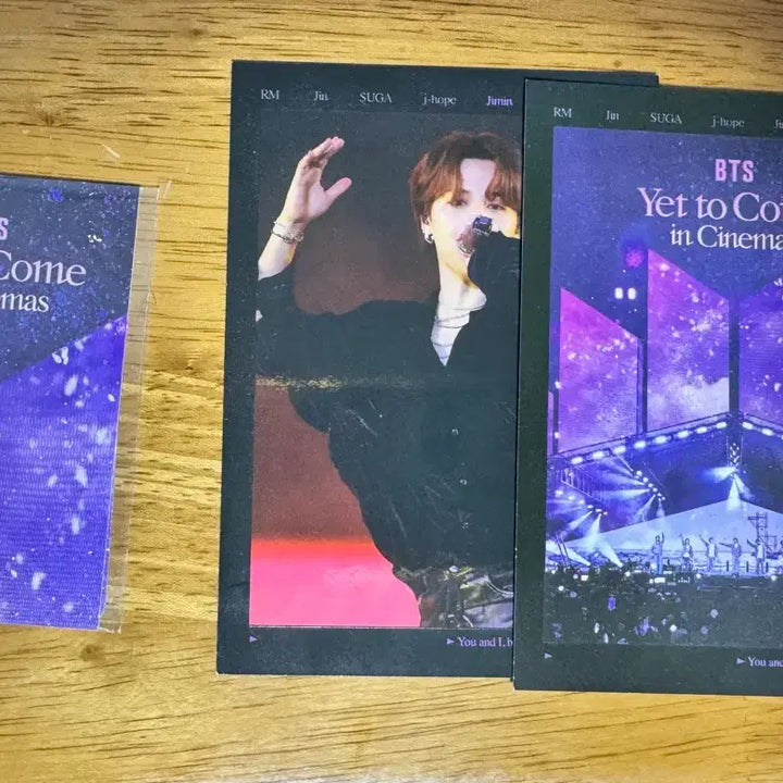 [BUNJANG] BTS Yet To Come Jimin Suga Photocard / BTS 옛투컴 특전 지민,슈가