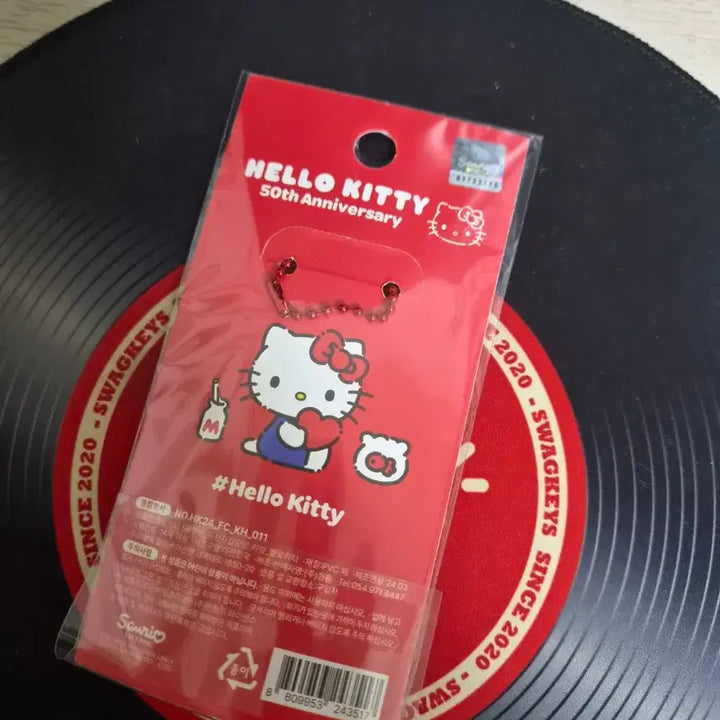 [BUNJANG] Hello Kitty 50th Anniversary Popup Keychain and Coin Pouch M / 헬로 키티 50주년 팝업 열쇠고리와 동전지갑 M (마지막 이미지에서 사이즈 확인 가능)