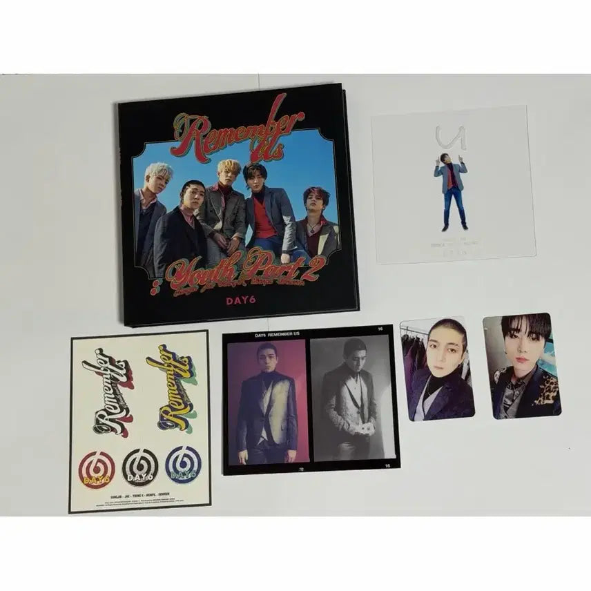 [BUNJANG] DAY6 Remember Us : Youth Part 2 Rev Ver. Photocard Bundle Set / 데이식스 앨범 행날 앨범 풀구성 리멤버어스 Remember Us : Youth Part 2 행복했던 날들이었다 데이식스포카 영케이포카 성진포카