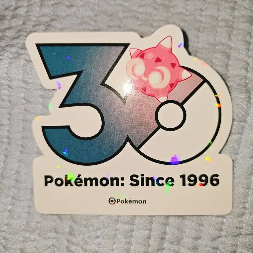 [BUNJANG] Pokemon 30th Anniversary Meteor Sticker / 포켓몬 30주년 스티커 메테노