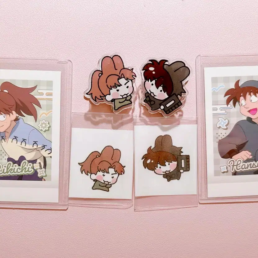 [BUNJANG] Nintama Rantaro Doi Hachiro Photocard Acrylic Clip / 닌타마 란타로 도이 리키치 아크릴 집게 포카 판매