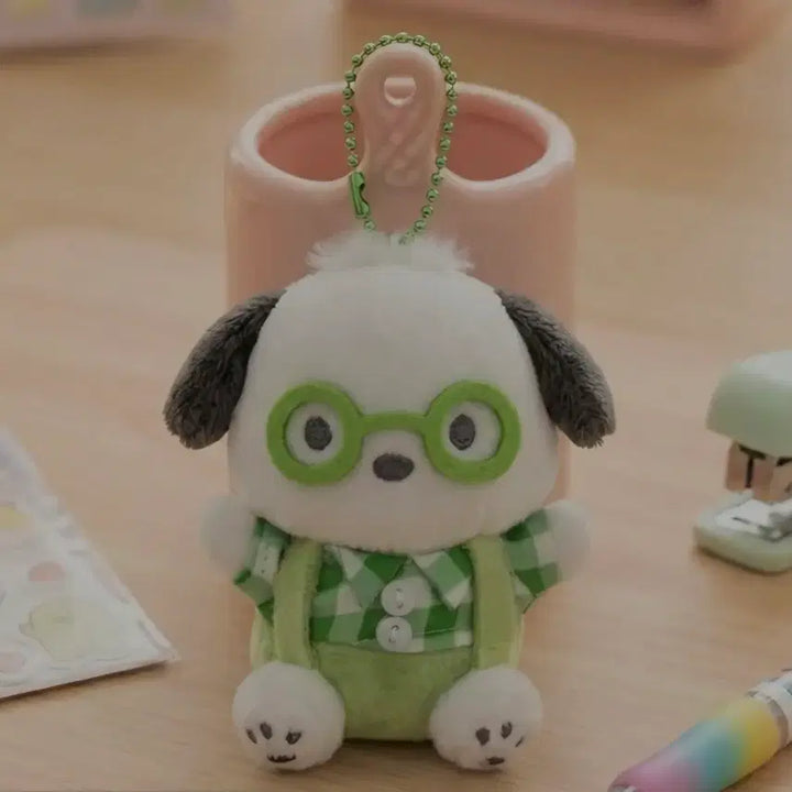 [BUNJANG] Pochacco Nerd 13cm Keyring / (새제품)  포차코 너드 13cm 키링