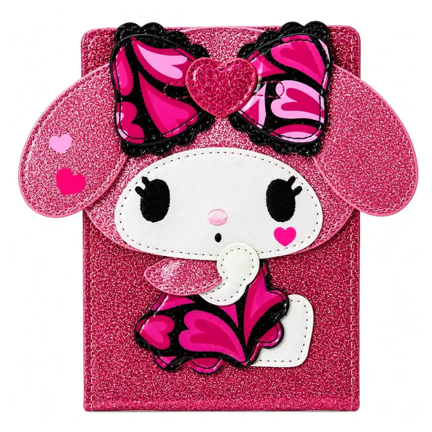 [BUNJANG] Sanrio Original My Melody Glitter Folding Mirror / [신상] 산리오 오리지널 갸루 모리 MAX 마이멜로디 접이식 거울