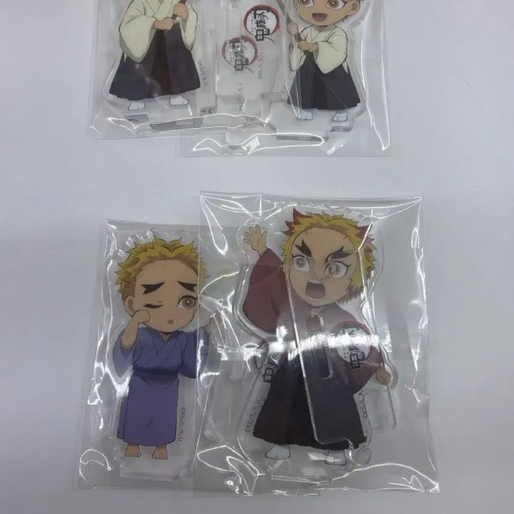 [BUNJANG] Rengoku Family Youth/Siblings Connected Mini Character Acrylic Stand Bundle / 렌고쿠 가문의 유년기/형제 연결 미니캐릭터 아크릴 일괄