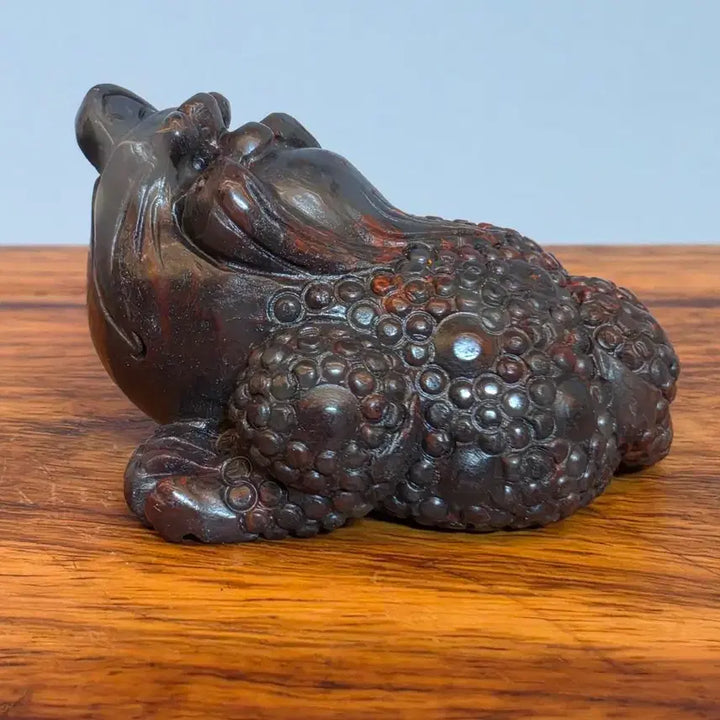 [BUNJANG] Bloodstone Three-Legged Crow Toad Mineral Stone / 26081734 좋은 기운을 주고 재물을 지켜주는 계혈석 삼족오 두꺼비 광물 수석 팝니다