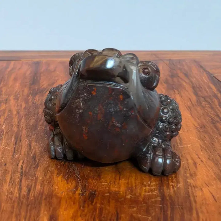 [BUNJANG] Bloodstone Three-Legged Crow Toad Mineral Stone / 26081734 좋은 기운을 주고 재물을 지켜주는 계혈석 삼족오 두꺼비 광물 수석 팝니다