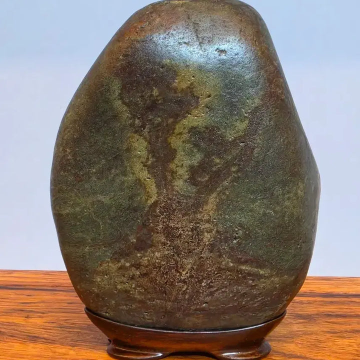 [BUNJANG] Elegant Stone with Wood Grain Pattern / 26081735 나무 문양이 매력적인 컬러가 아름다운 해석 문양석 수석 팝니다