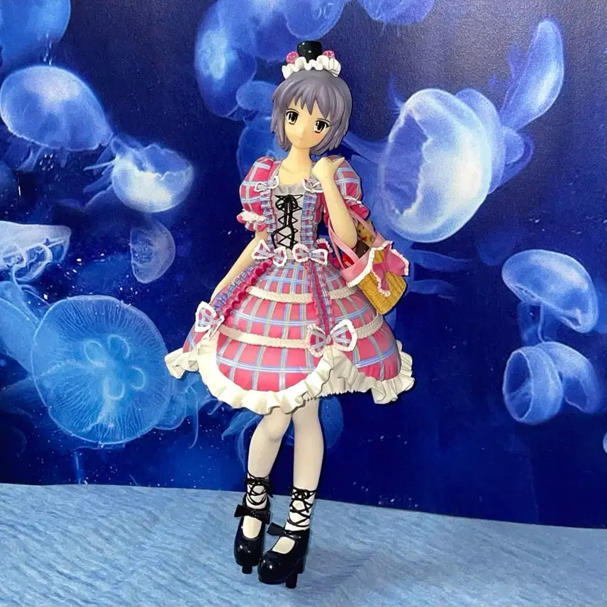 [BUNJANG] Nagato Yuki Lolita Classical Beauty Figure / 스즈미야 하루히의 우울 나가토 유키 로리타 고전 미소녀 피규어